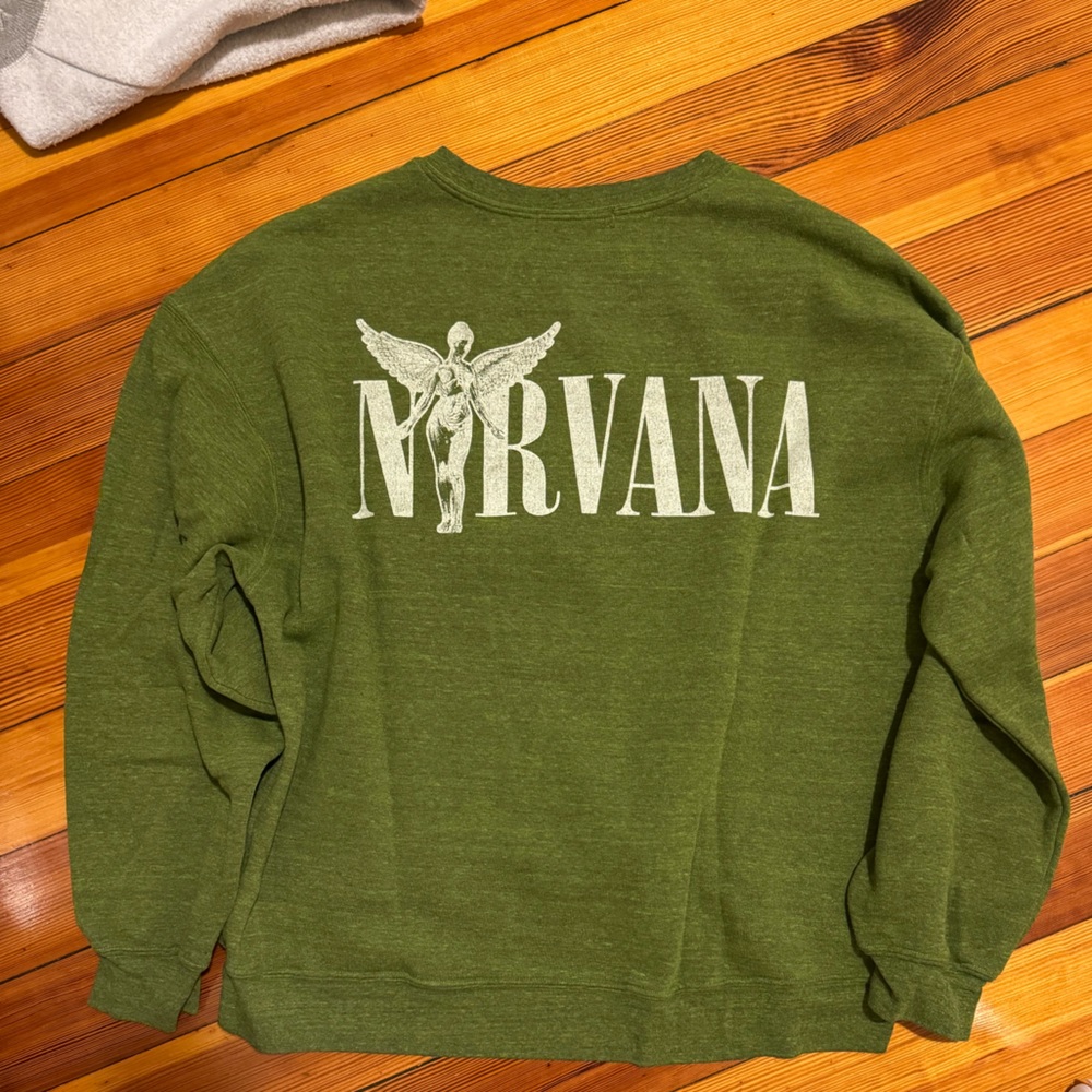 DAYDREAMER NIRVANA IN UTERO TOUR OVERSIZED CREW - Picture 2 of 10